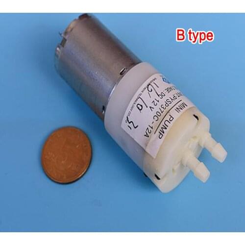 DC 6V-12V Self-priming Pump Micro Vacuum Pump 370 Diaphragm Pump Small Water Suction Pump for Water Dispenser Water Pump