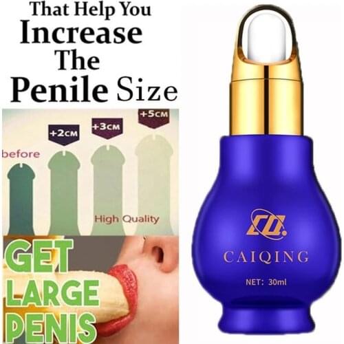 Natural Plant Extracts Penis Enlargement Pills Delay Cream Lubricant for Men Increase Big Dicks Growth Thickening Essential Oil