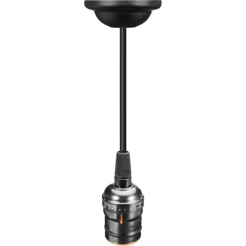 Vintage Retro Lamp E27 Socket Pendant Lights Bulb Socket Screw Base with Wire Industrial Retro Lamp Holder Adaptor