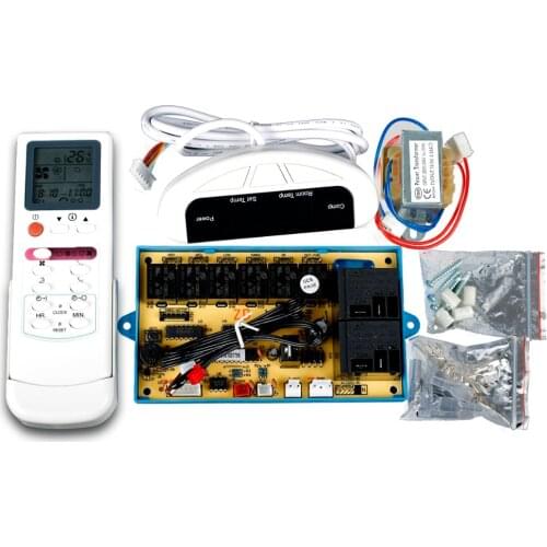 Chigh quality split air conditioner pcb Control board modification board control panel QD-U11A with temperature display screen