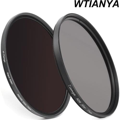 WTINAYA ND 8 ND 1000 ND Filter 62mm for Digital Camera Lens ( ND8 0.9 + ND1000 3.0 Neutral Density + Lens Cap )