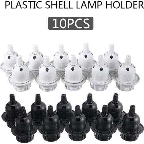10Pcs Light Bulb Socket Period Style Pendant Lamps Holder For E27 Spiral LED Bulbs Light Fittings Pendant Lamp Holder