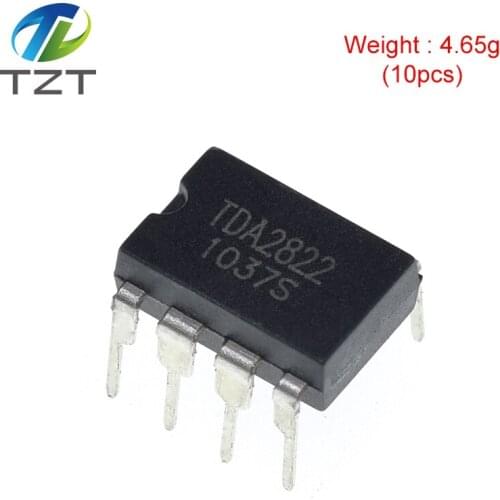 10PCS TDA2822M DIP8 TDA2822 DIP 2822M DIP-8 new and original IC