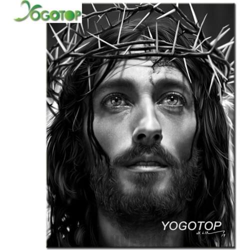 5d Diamond Painting Jesus Diy Mosaic Sale Full Plant Rhinestone Embroidery Picture Of Rhinestones good man religion icon YY1405