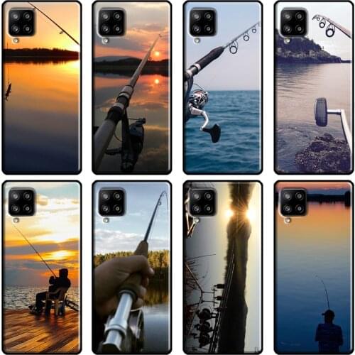 Fishing rod Carp For Samsung Galaxy A12 A52 A72 A71 A51 A41 A31 A70 A50 A40 M31 A02 A20e A21S Phone Cover