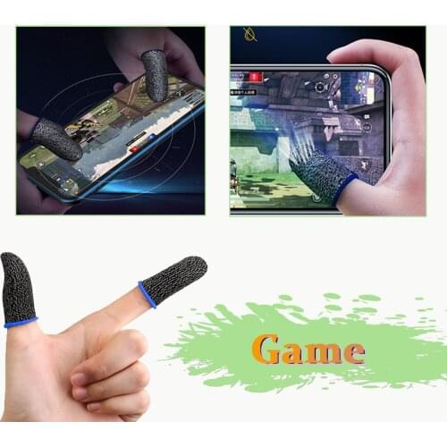 Mobile Touch Finger Cover Gaming Finger Sleeve Breathable Fingertips For PUBG Games Sensitive Touch Screen Finger Cots Cover