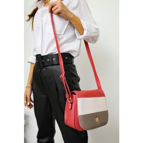Ladies leather handbag women sport stylish handbag colorful handbag casual daily bag