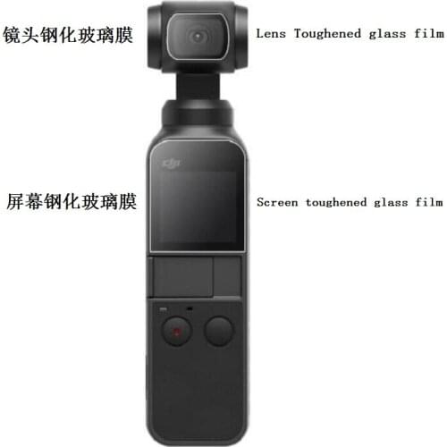 Clownfish OSMO Pocket 1 Screen Protection Film/Lens Protection Film Toughened glass for DJI OSMO Pocket Protector Accessories