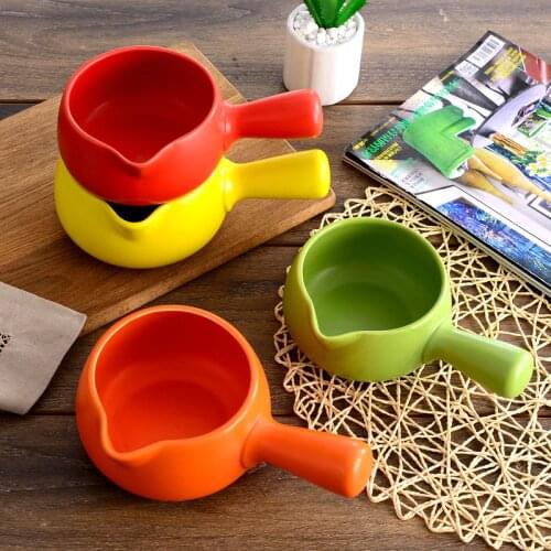 Cooking Milk Pan Casseroles Ceramic Simple Cookware Casserole Dish with Lid Kitchen Accessories Cocotte En Fonte Home Items DI50