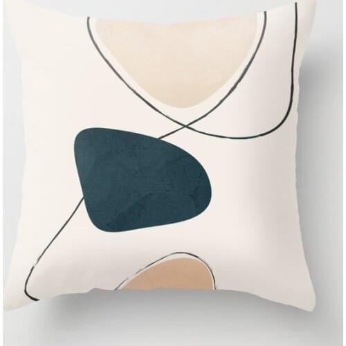 Short Plus Throw Pillow Case Mid Century Geometry Abstract Cushion Covers for Home Sofa Chair Decorative Pillowcases
