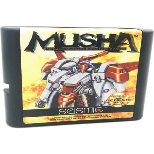 Musha For SEGA GENESIS & Mega Drive 16 Bit Video Games Conosle