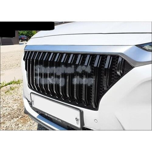 New style Black Fit for Hyundai Santa fe 2019 2020 front mesh front grille vent