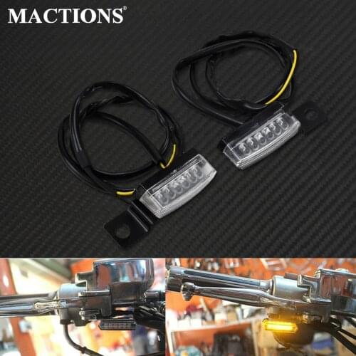 Motorcycle LED Mini Turn Signal Light Blinker Lights Indicators Universal Lamp For Harley Touring For Honda Cafe Racer Choppers