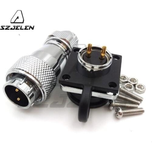 SZJELEN WS16 series waterproof 2 pin , mainly used in automotive,industrial automation power connectors