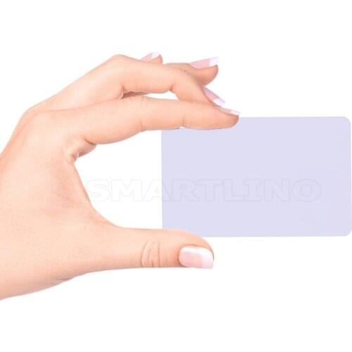 TK4100 White PVC Proximity Smart Card Plastic EM4100 Passive 125KHZ RFID Card for Access Control System