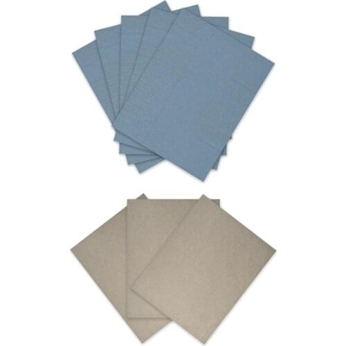 Uxcell 2pcs 3pcs Wet Dry Waterproof Sandpaper Assortment Abrasive Paper Sheets for Wood Furniture Metal Automotive Polishing