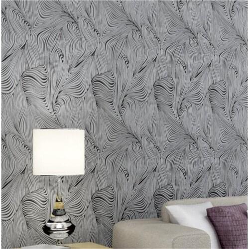 Wellyu Simple modern environmental abstract living room restaurant bedroom TV background wall zebra pattern wallpaper
