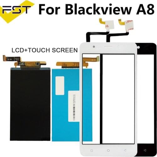 LCD Display+Touch Screen Digitizer For Blackview A8 Screen LCD Glass Touch Panel For A8 Mobile Phone Replacement+tools