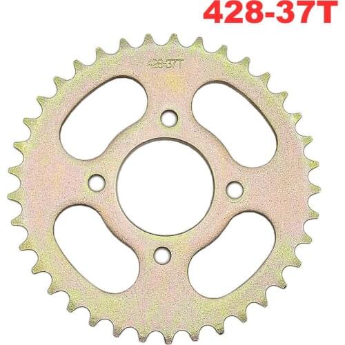 Gear Wheel Plate 428 37t Tooth 48mm Rear Chain Sprocket For 90cc-160cc Atv Quad Stomp Pit Dirt Bike