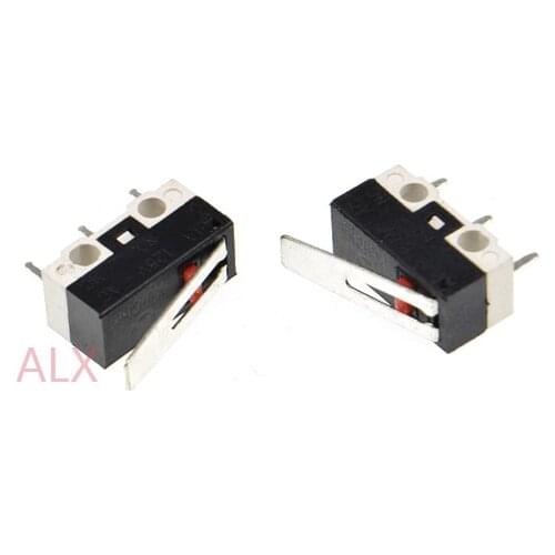 10PCS MOUSE push button tact switch Micro Limit switches Microswitch MINI Tripod Rectangular Travel switch