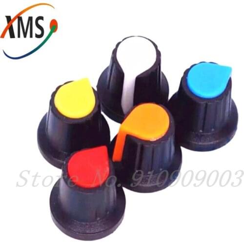 20pcs WH148 knob plastic knob AG2 15X17mm type potentiometer power amplifier knob