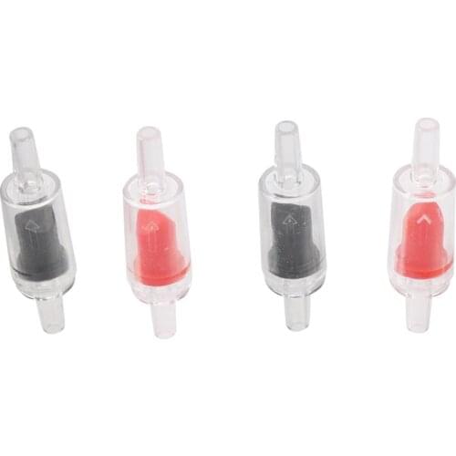 5 Pcs One Way Non-Return 4mm Check Valve Durable Aquarium Home Fish Tank Irrigation Pump Check Valve Connectors
