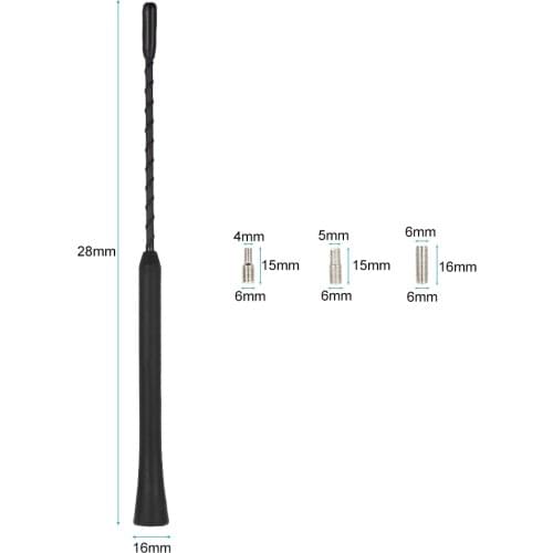 9" Universal Car Radio Flexible Anti Noise Beesting Aerial Antenna