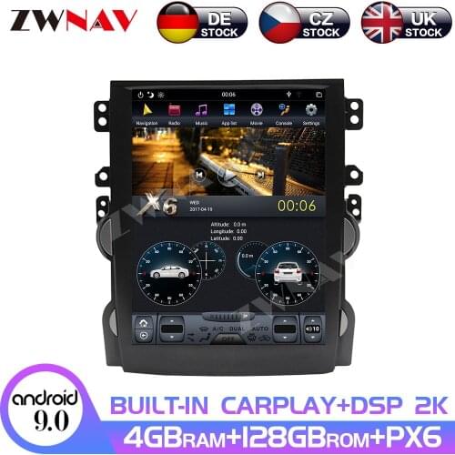 Tesla Style Andriod 9 128G Car GPS Navigation For Chevrolet Malibu 2013-2015 Auto Radio Headunit Multimedia Player Carplay DSP