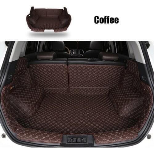 FeKoFeKo Car Trunk Mat For Audi Q7 2006 (5 Seats) Interior Auto Accessories Cover Car Protection