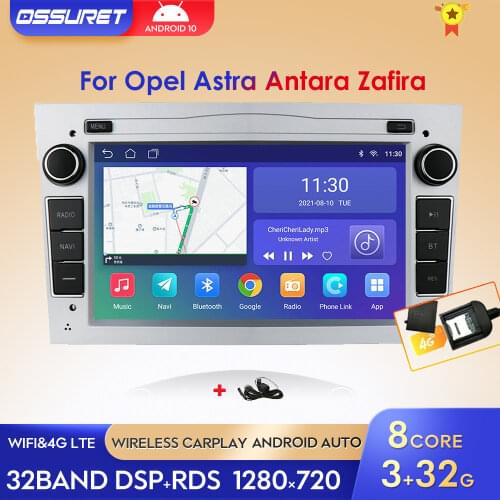 Android 10 Quad Core 2G RAM Car NON DVD Player Multimedia Navigation for opel Vauxhall Astra H G J Vectra Antara Zafira Corsa