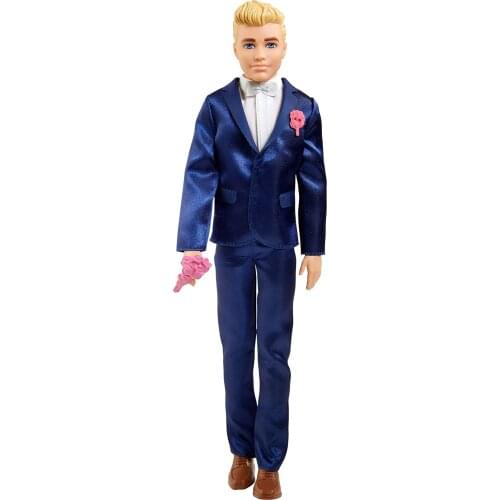 Barbie® Fairytale Ken™ Groom Doll (Blonde 12-inch) Wearing Suit