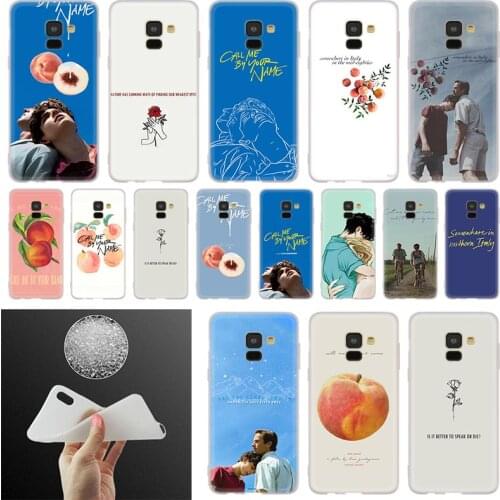 Phone Case For Samsung Galaxy A10 A20 A30 A40 A50 A51 A70 A6 A8 Plus A7 A9 2018 A3 A5 2017 Soft Cover Coque Call Me by Your Name