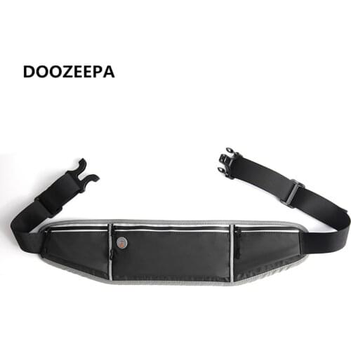 Travel Bum Bag Running Fanny Pack Zipper Waist Bag Outdoor Sports Pockets Waterproof Belt Bag Phone Pouch Men Women Waist Packs