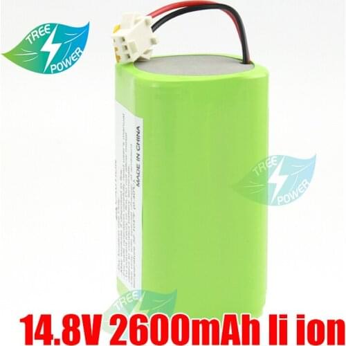 14.8V 2600mah Lithium Battery For ILIFE A4 A4s V7 A6 V7s Plus Robot Vacuum Cleaner ILife 4S 1P Full Capacity