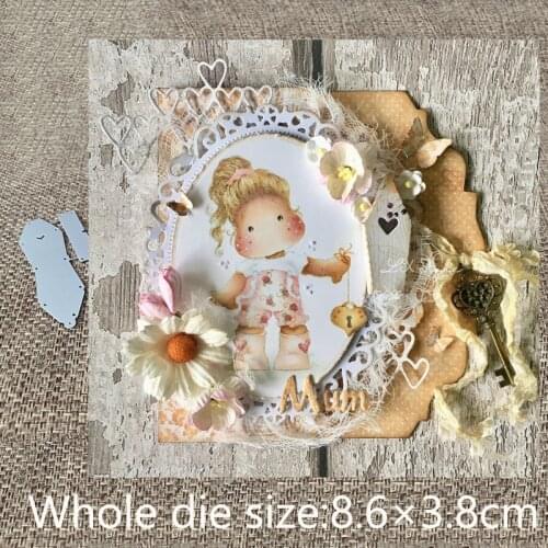 New Design Craft Metal stencil mold Cutting Dies heart Bird house decoration scrapbook die cuts Album Paper Card Craft Embossing