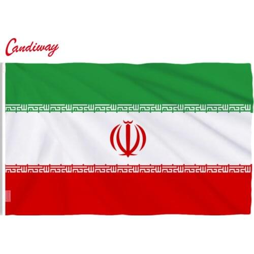 90 x 150cm Iran Iranian flag polyester printing high quality flag indoor and outdoor decoration