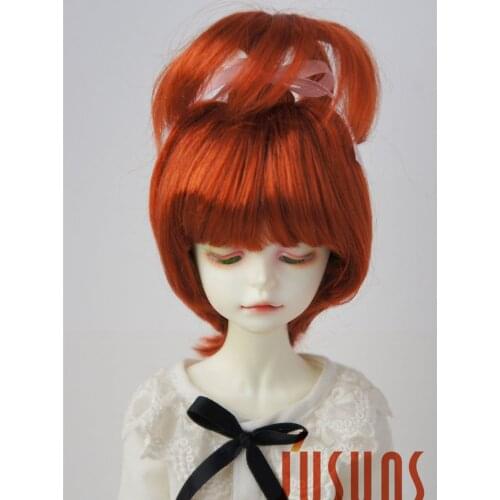 JD002 5-6inch 13-15CM Fourtain updo Synthetic Mohair BJD Doll Wigs 1/8 Lati yellow doll accessories OB11 doll hair