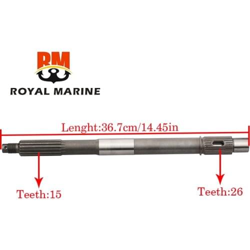 688-45611-00 NEW PROPELLER SHAFT PROP for Yamaha Outboard 50HP 60HP 70HP 75HP 85HP 90HP F40 F45 FT50 outboard engine parts