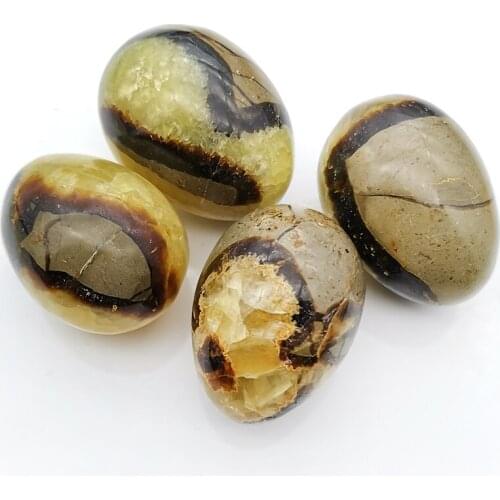 Natural Septarium Stone Yoni Egg Crystal Quartz Specimen Vaginal ball For Yoga Meditation Massage Gifts Home Decoration