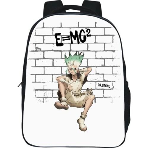 Dr Stone Backpack Boy Girl Bag Students School Bags Anime Cosplay Bookbag Kids Back To School Gift Fashion Travel Rucksack