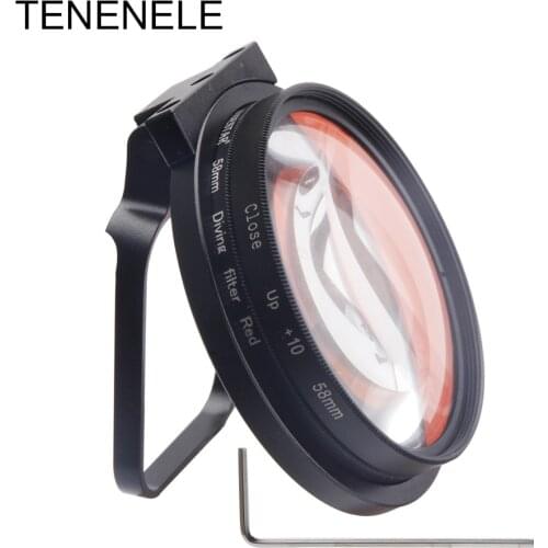 Sport Action Camera Filters Red Filter Close up +10 Macro Lens Set For GoPro Hero 7 Black/White/Silver Diving Filter Accessories