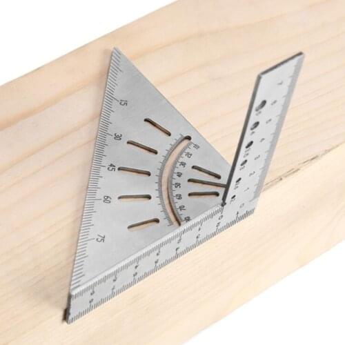 50LB Stainless Steel Trianle Ruler Carpentry Squares for Woodworking Carpenters Metric Gauge with High Precision Measurement