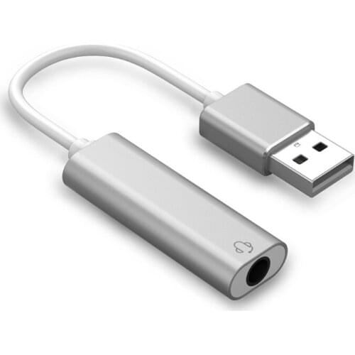 USB type-C To 3.5 mm Stereo Jack Headset Audio Adapter Cable External Sound Card Jack