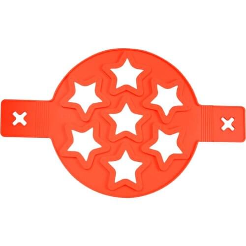 XYj Fried Egg Mold Silicone Flip Egg Shaper Baking Omelet Cooking Tool Kitchen Nonstick Multiple Shapes Pancake Maker Ring Mould