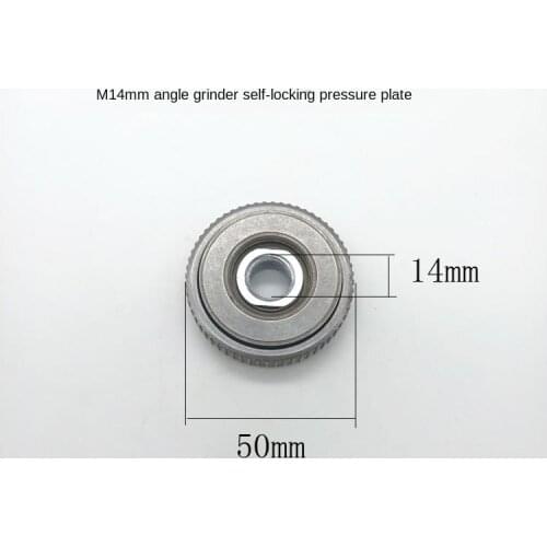 Locking Plate Chuck for M14 Angle Grinder Chuck Tools Quick Clamping Release Nut Clamp and Device Home Tools Hand Tool Parts