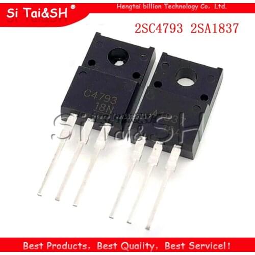 10PCS 5pair 10pcs 2SC4793 TO220 10pcs 2SA1837 TO-220 C4793 A1837 230V 1A Original and new