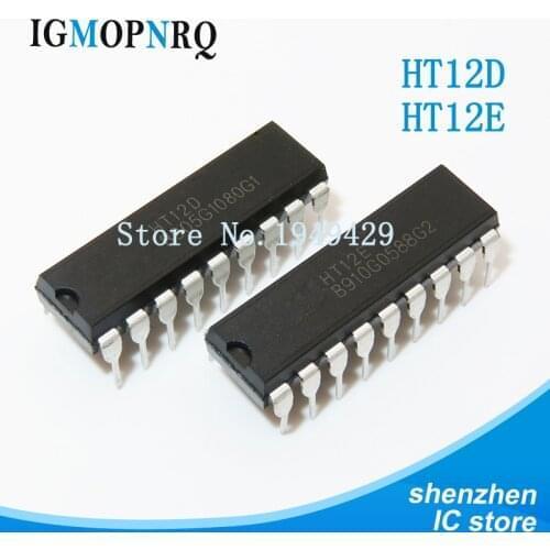 10PCS HT12E HT12D DIP-20 HT12 DIP18 12E 12D DIP new