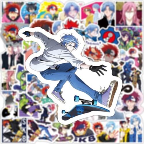 50PCS SK8 the Infinity Cartoon Graffiti Stickers DIY Travel Luggage Guitar Laptop Anime Cosplay MIYA Kyan Kid Waterproof Sticker