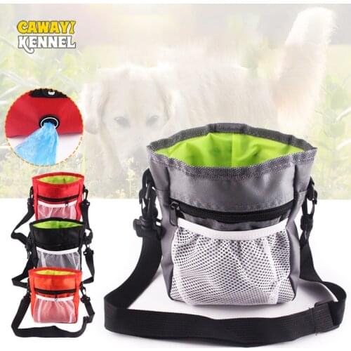 CAWAYI KENNEL Mini Outdoor Waist Bag Portable Treat Bag Training Dog Pocket Food Snack Bag Haversack Pet Supplies D1810