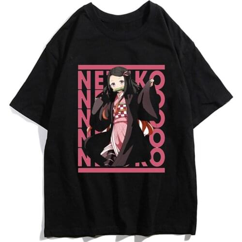 CLOOCL Demon Slayer Kimetsu No Yaiba Anime Cotton T-Shirt Cool Fashion Kamado Nezuko T-Shirt Casual Men Short Sleeve Tops Tees